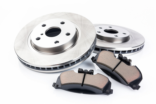 car-brakes-beside-brake-pads